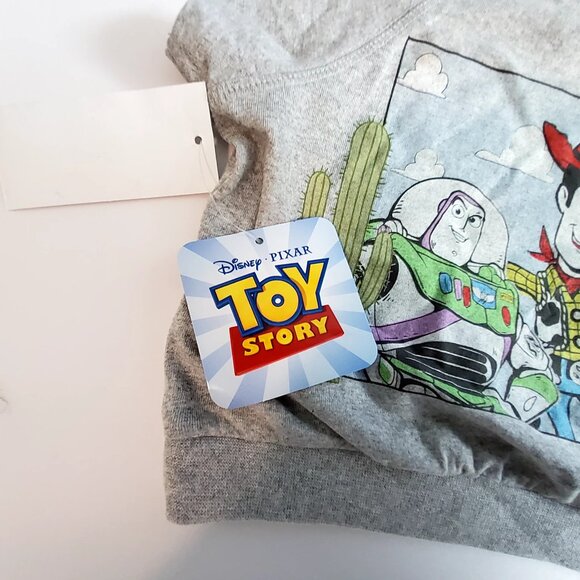 Disney Pixar Toy Story Toddler T-Shirt 18M Gray Short SleeveTagless for comfort - Picture 9 of 10